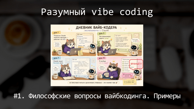 Философский вопросы. Примеры вайб-кода